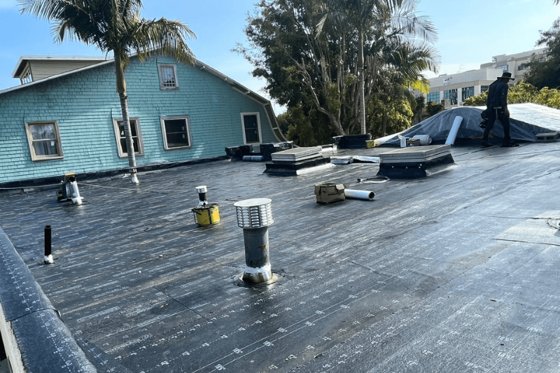 tile roof installation