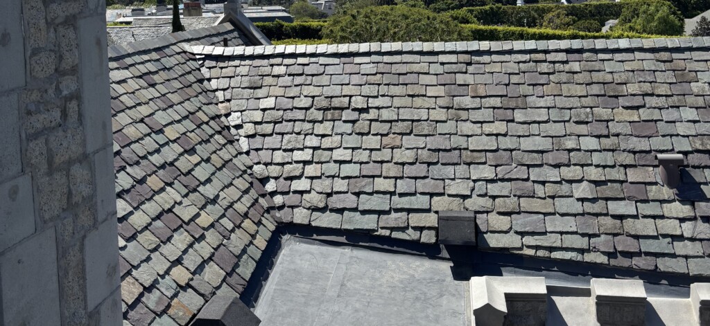 Slate roof in Encino, CA by California Building Professionals