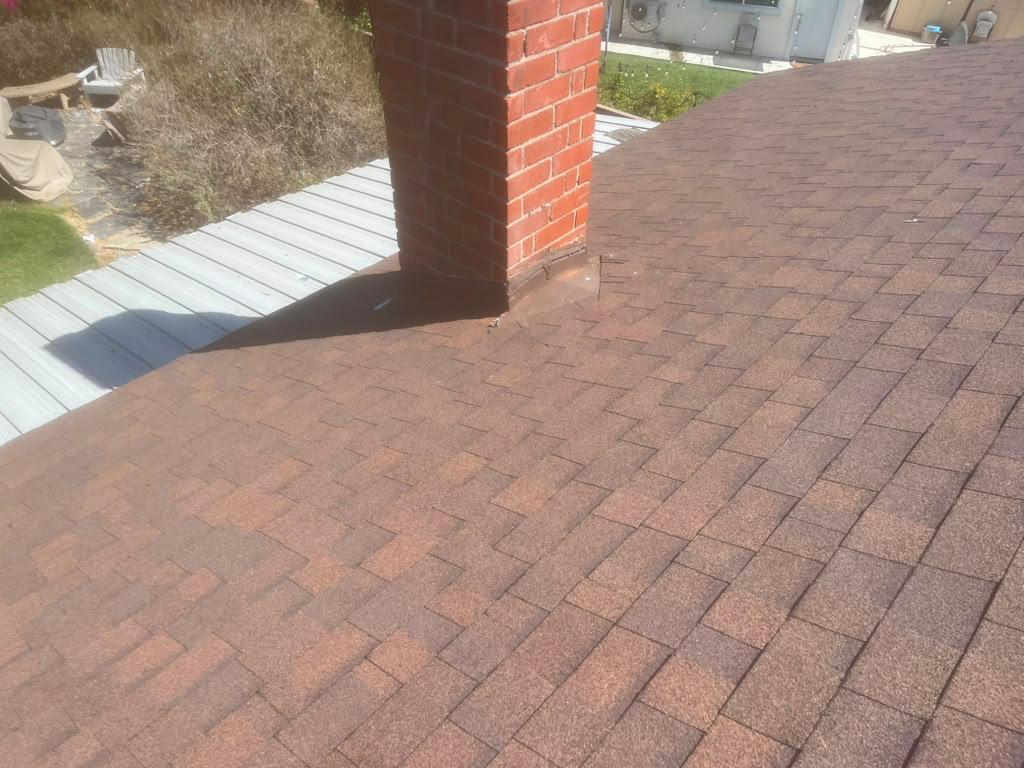 Architectural shingle reroof completed on Chetwood Dr. in Tujunga, CA by California Building Professionals